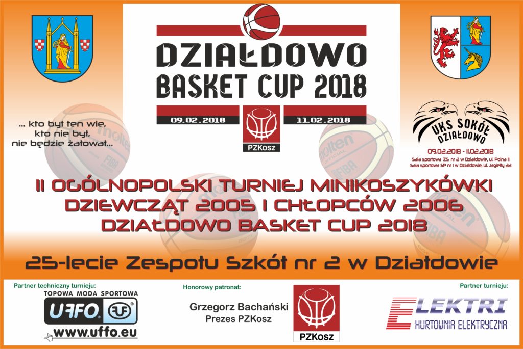 Zaproszenie na Działdowo Basket Cup 2018