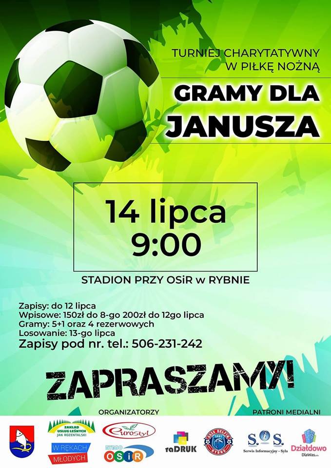 „Gramy dla Janusza!” – zaproszenie na turniej charytatywny