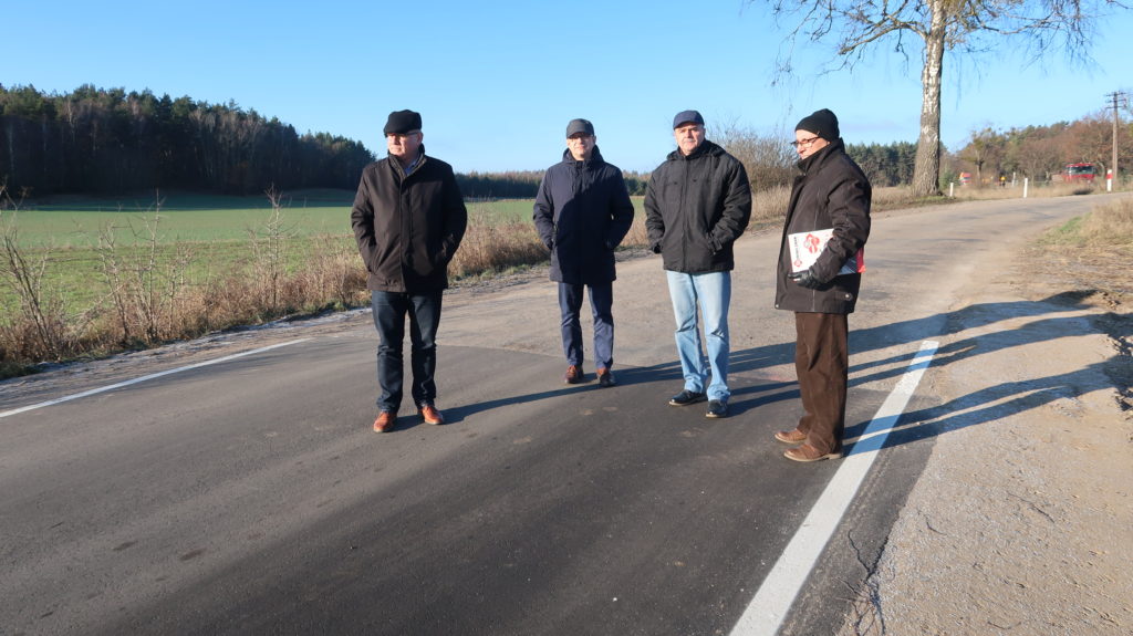 Odbiór końcowy robót inwestycji: „Przebudowa drogi powiatowej nr 1290N na odcinku od przejazdu kolejowego do miejscowości Prioma”.