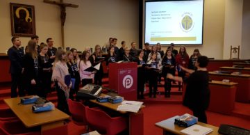 Działdowski chór śpiewał na Spotkaniu Prezydentów i Burmistrzów Miast Papieskich