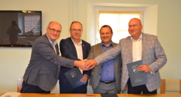 Podpisanie porozumienia o współpracy w zakresie opracowania założeń projektu „Południowe Mazury”.