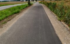 Nowa ścieżka rowerowa z dopuszczonym ruchem pieszych połączyła Dębień z Rybnem!