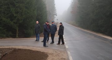 Odbiór przebudowanego odcinka drogi powiatowej Nr 1373N Gralewo-Turza Wielka (film)