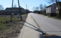 Odbiór przebudowy chodnika przy drodze powiatowej nr 1294 N w m. Nick