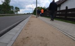 Ciąg pieszo-rowerowy na odcinku Działdowo-Kisiny oraz zatoki autobusowe oddane do użytku!