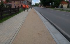 Ciąg pieszo-rowerowy na odcinku Działdowo-Kisiny oraz zatoki autobusowe oddane do użytku!