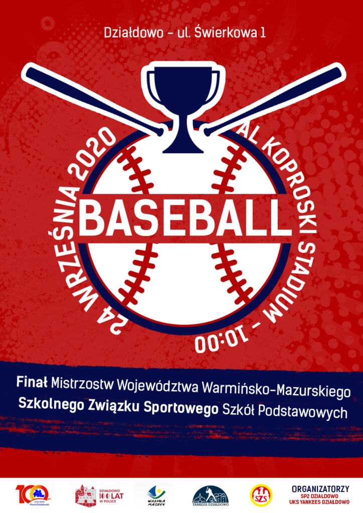 Zaproszenie na finał Mistrzostw Województwa SZS w baseballu.