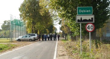 Odbiór 4-kilometrowego odcinka drogi powiatowej 1256N Dębień – Rumian (film)
