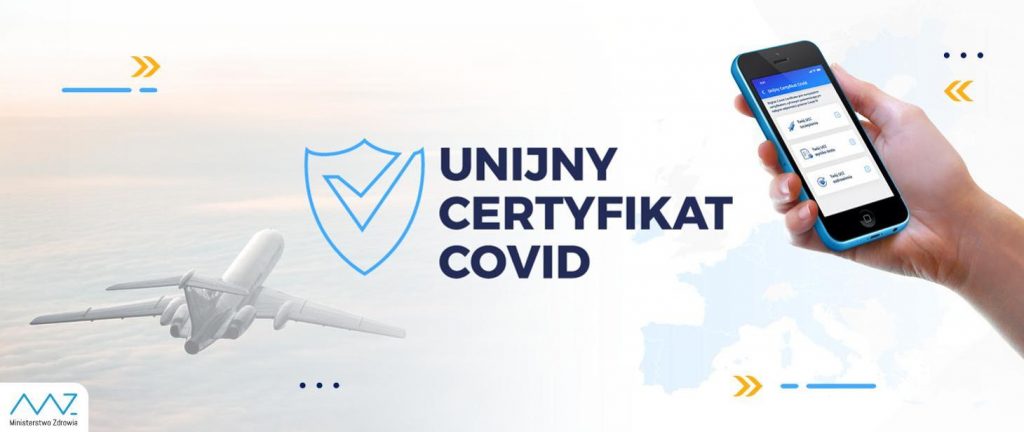 Jesteśmy w systemie Unijnych Certyfikatów Covid!