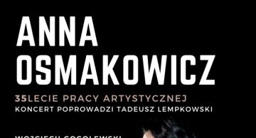 Zaproszenie na koncert Anny Osmakowicz