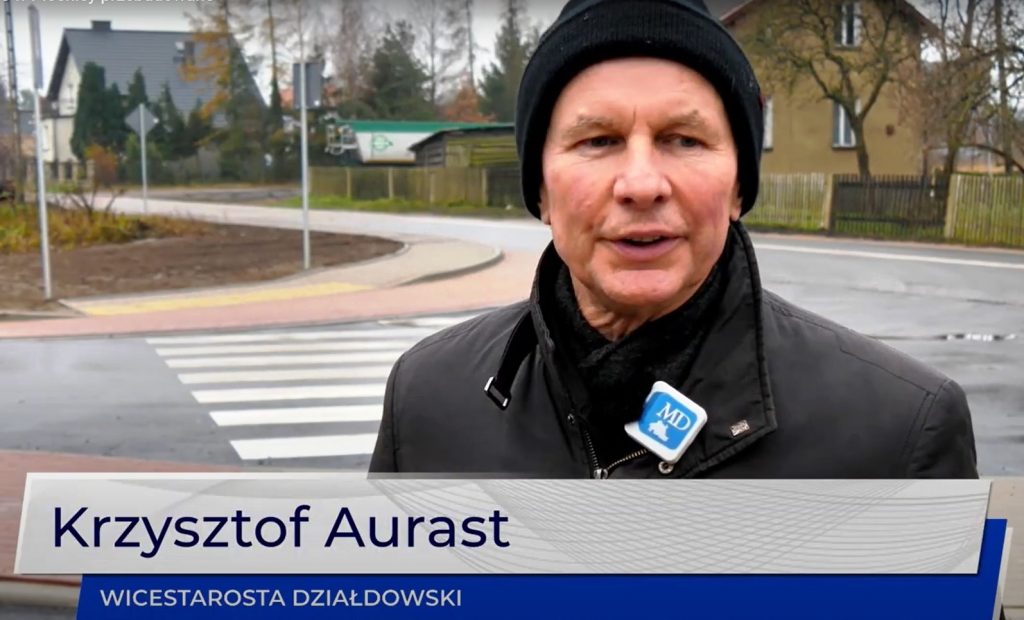 Odbiór inwestycji: ,,Przebudowa skrzyżowania dróg powiatowych nr 1255N i 1290N w miejscowości Płośnica’’ (film)