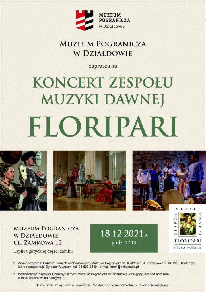 Zaproszenie na koncert zespołu Floripari