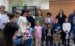 Spotkanie świąteczne z ukraińskimi uchodźcami w Malinowie