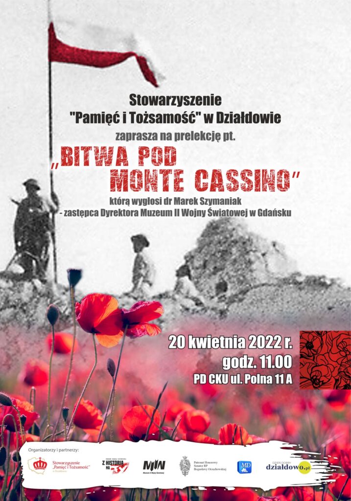 Zaproszenie na prelekcję „Bitwa pod Monte Cassino”