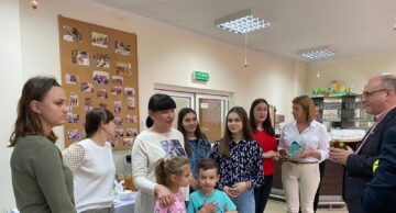 Spotkanie świąteczne z ukraińskimi uchodźcami w Malinowie