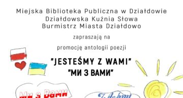 Zaproszenie na promocję tomiku wierszy poświęconego Ukraine