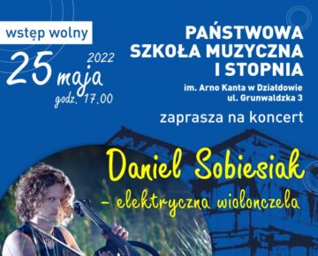 Zaproszenie na koncert Daniela Sobiesiaka