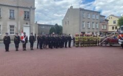 Uroczyste Obchody Dnia Strażaka przed Komendą Powiatową Państwowej Straży Pożarnej w Działdowie