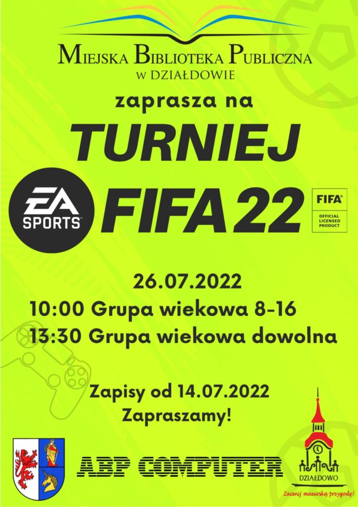 Zaproszenie na turniej FIFA 22