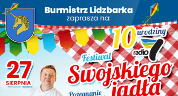 Zaproszenie na Festiwal Swojskiego Jadła do Lidzbarka