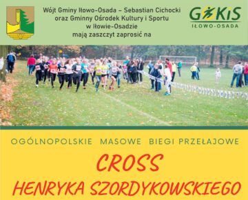 Zaproszenie na Cross Henryka Szordykowskiego do Narzymia