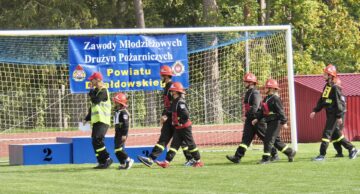 Młodzieżowe Drużyny Pożarnicze zmagały się w Lidzbarku (film)