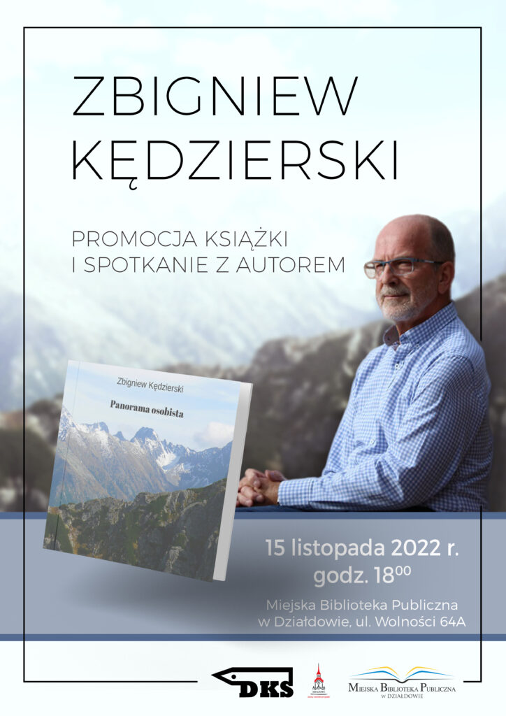 Zaproszenie na promocję książki Zbigniewa Kędzierskiego