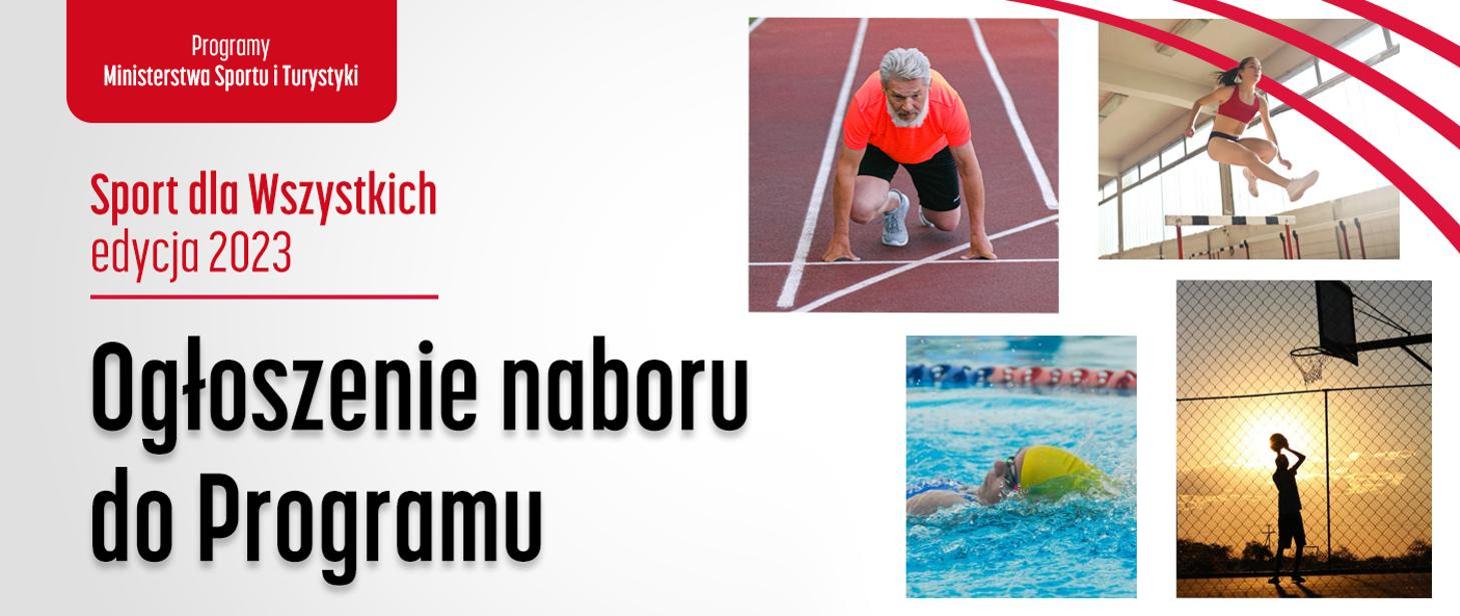 Zaproszenie do naboru wniosków w programie "Sport dla Wszystkich