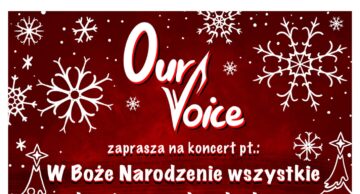 Zaproszenie na koncert Our Voice w działdowskim kościele pw. Zbawiciela