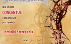 Sukces Chóru Concentus na XV Pomorskim Festiwalu Pieśni Wielkopostnej w Kielnie