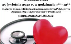 Zaproszenie na obchody „Tygodnia dla Serca” w Działdowie
