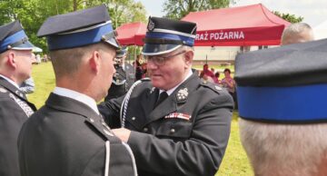 Nowe wozy strażackie i odznaczenia dla druhów OSP z powiatu działdowskiego