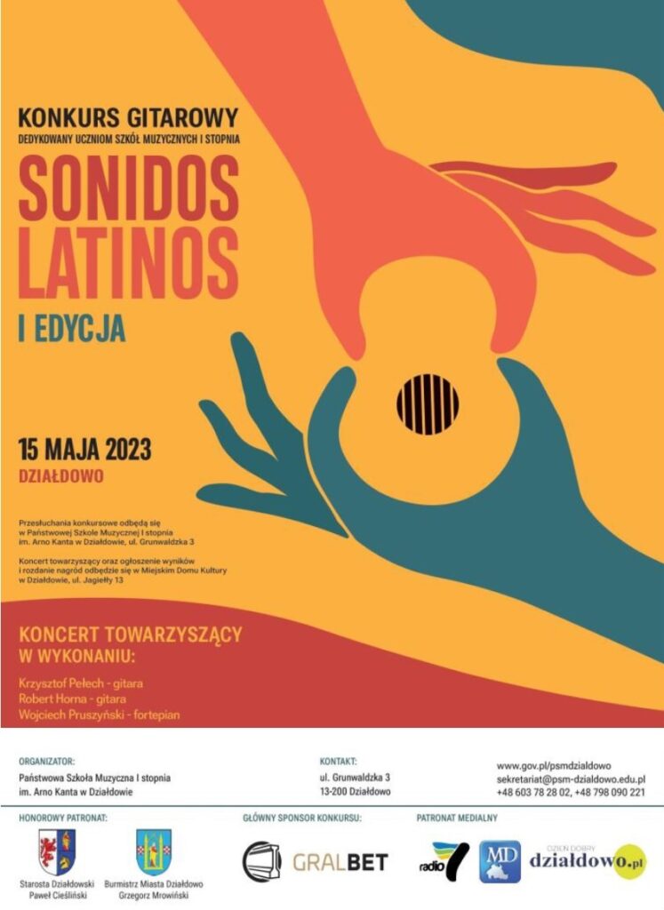 Zaproszenie na pokonkursowy koncert gitarowy „Sonidos Latinos”