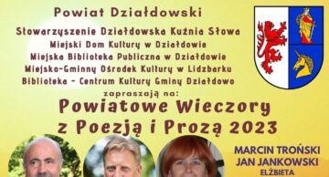 Zaproszenie na Powiatowe Wieczory z Poezją i Prozą 2023