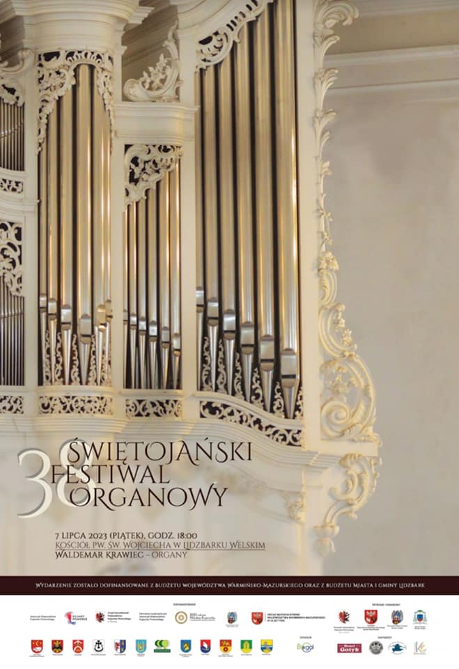Zaproszenie na organowy koncert świętojański do Lidzbarka
