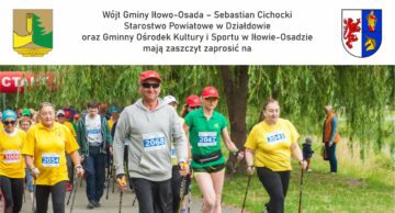 Zaproszenie na Mistrzostwa Nordic Walking o Puchar Starosty Działdowskiego do Narzymia