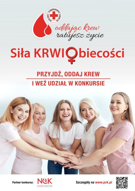 Polski Czerwony Krzyż zaprasza do konkursu Siła KRWIobiecości!