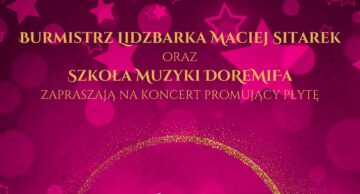 Zaproszenie na koncert promujący płytę „A pokój na ziemi” do Lidzbarka