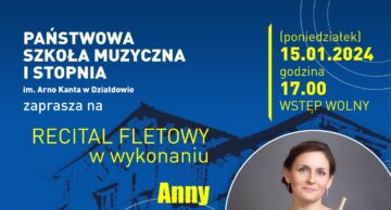 Zaproszenie na recital Anny Kłosowskiej-Gryc