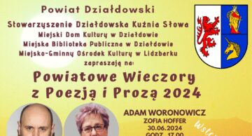 Zaproszenie na Powiatowe Wieczory z Poezją i Prozą 2024