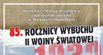 Zaproszenie na obchody 85. rocznicy wybuchu II wojny światowej