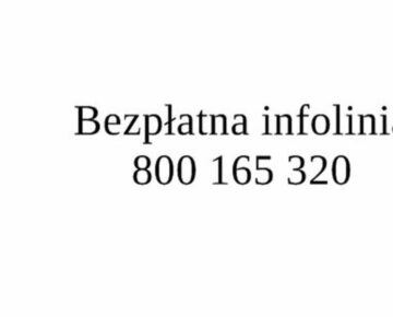 Bezpłatna infolinia w sprawie osób bezdomnych