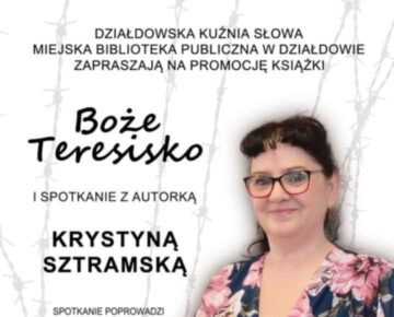 Zaproszenie na promocję książki Krystyny Sztramskiej