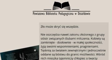 Zaproszenie na spotkanie autorskie do Powiatowej Biblioteki Pedagogicznej w Działdowie