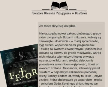 Zaproszenie na spotkanie autorskie do Powiatowej Biblioteki Pedagogicznej w Działdowie