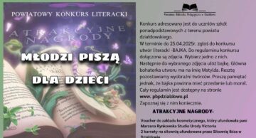 „Młodzi piszą dla dzieci”. Zaproszenie do konkursu