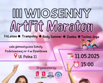 Zaproszenie na trzecią edycję ArtFit Maratonu