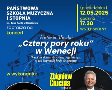Zaproszenie na koncert "Cztery pory roku w Wenecji"