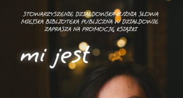 Zaproszenie na promocję tomiku wierszy do działdowskiej MBP
