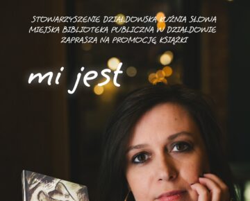 Zaproszenie na promocję tomiku wierszy do działdowskiej MBP